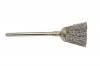 Steel Cup End Brushes (12) <br> 9/16 D x 3/32 Shank <br> Crimped .005 Steel Wire <br> Grobet 16.967
